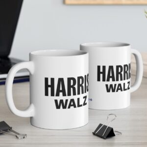 Harris Walz White Mug