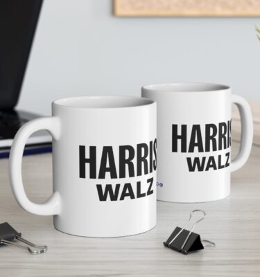 Harris Walz White Mug