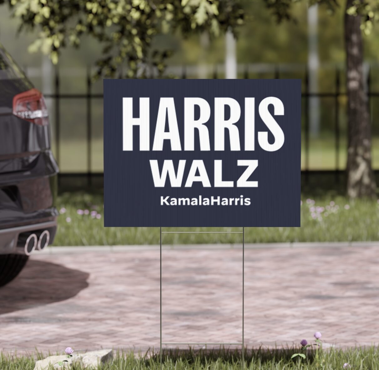 Harris Walz Yard Sign