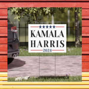 Harris Walz Yard Sign, 2024 Election Banners, Voting Signs