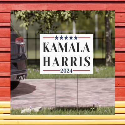 Harris Walz Yard Sign, 2024 Election Banners, Voting Signs