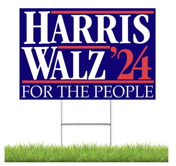 Harris Walz Yard Sign Harris Walz 2024 Yard Sign Kamala Harris Yard Sign