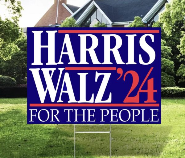 Harris Walz Yard Sign Harris Walz 2024 Yard Sign Kamala Harris Yard Sign