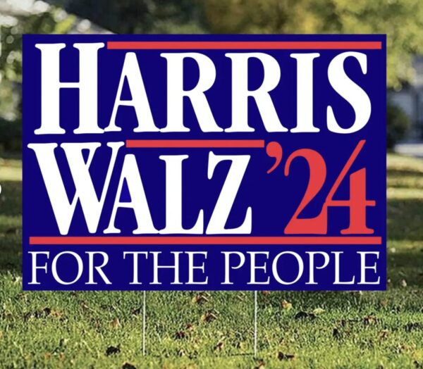 Harris Walz Yard Sign Harris Walz 2024 Yard Sign Kamala Harris Yard Sign