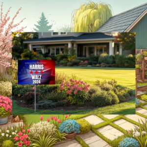 Harris Walz Yard Sign Kamala 2024 Sign