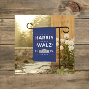 Harris Walz Yard Sign, Kamala Garden Banner, Harris 2024 Garden Flag