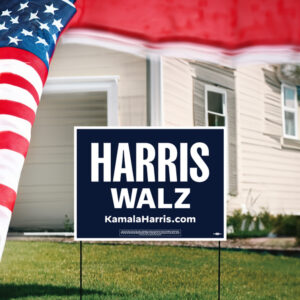 Harris Walz Yard Sign