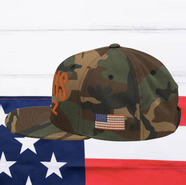 Harris Walz embroidered Camo Hat