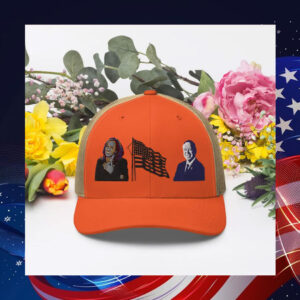 Harris Walz embroidered Trucker Cap