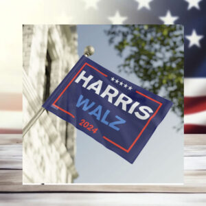 Harris Walz for President 2024 Flag Kamala 2024 House Flag
