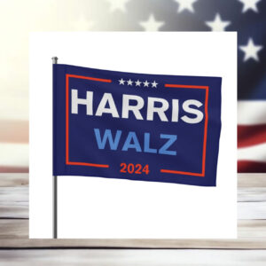 Harris Walz for President 2024 Flag Kamala 2024 House Flag