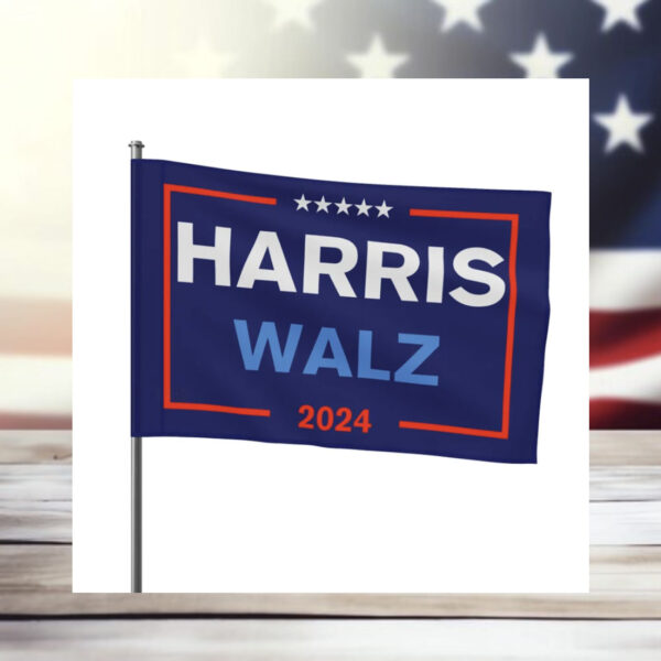 Harris Walz for President 2024 Flag Kamala 2024 House Flag