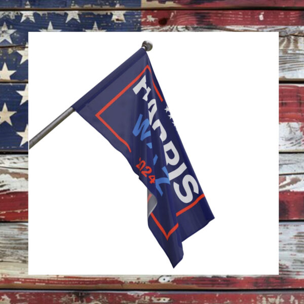 Harris Walz for President 2024 Flag Kamala 2024 House Flag Kamala