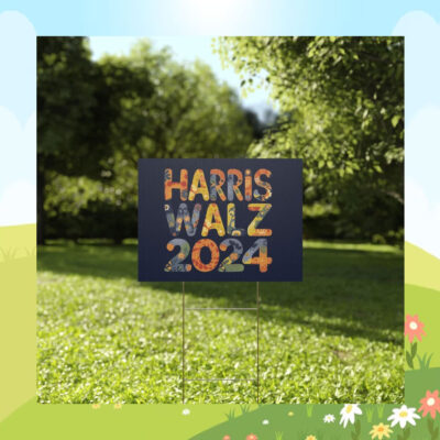 Harris Walz yard Sign, kamala harris yard Sign