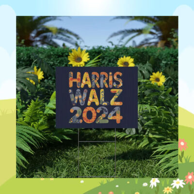 Harris Walz yard Sign, kamala harris yard Sign