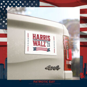 Harris Walz'24 Car Magnet