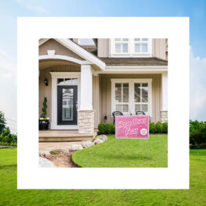 Hope Over Fear Harris Walz 2024 Yard Sign