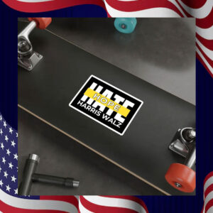 Hope Over Hate, Harris Walz Sticker