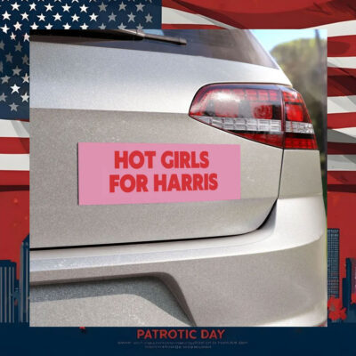 Hot Girls For Harris Campaign Car Magnet