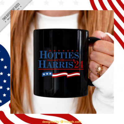 Hotties for Harris 24 Mug, Kamala Harris Mug, Hotties Harris Mug