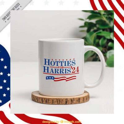 Hotties for Harris 24 Mug, Kamala Harris Mug, Hotties Harris Mug