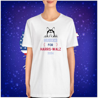 Huskies for Harris-Walz 2024 Shirt, Kamala Harris T-Shirt
