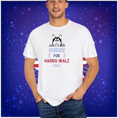 Huskies for Harris-Walz 2024 Shirt, Kamala Harris T-Shirt