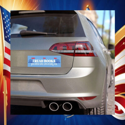I Read Books Harris Walz 2024 Car Magnet