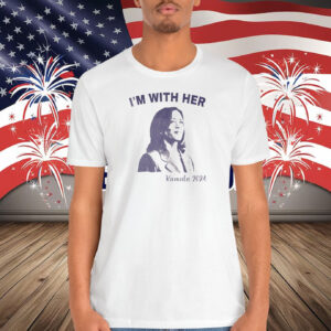 I'm With Her Kamala Shirt, Pink Sneakers & Pearls, Kamala 2024 Shirt