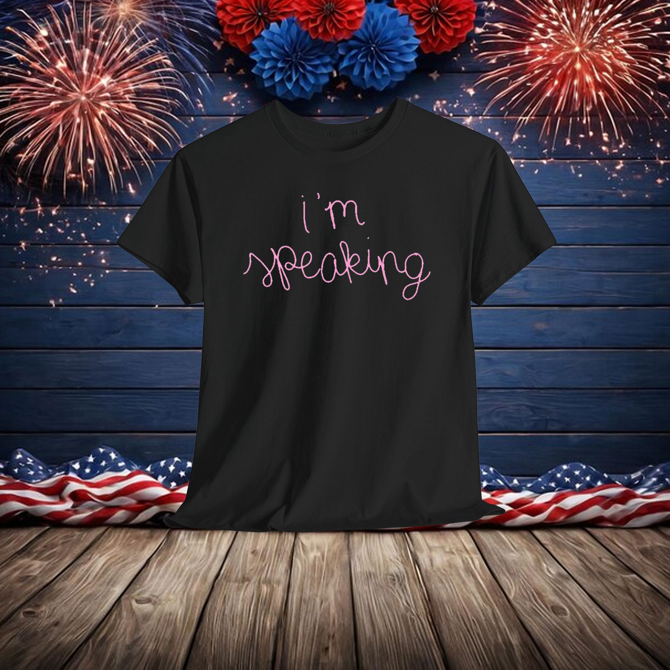 I’m speaking, Kamala Harris, 100% cotton Shirt