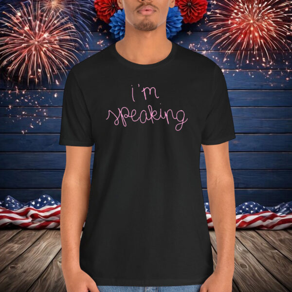 I’m speaking, Kamala Harris, 100% cotton Shirt