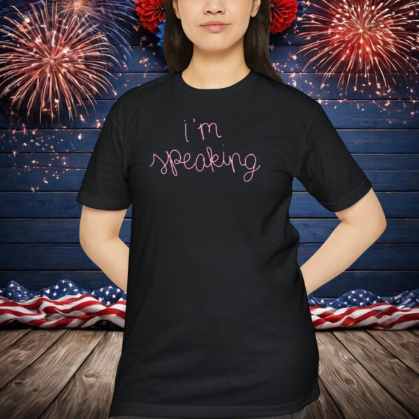 I’m speaking, Kamala Harris, 100% cotton Shirt