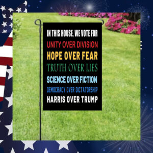 In This House We Vote Harris Garden Flag