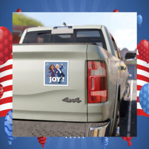 Joy Kamala Harris Walz Car Bumper Magnet