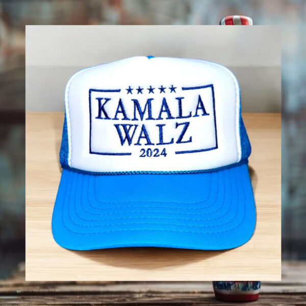 KAMALA WALZ 2024, Embroidered, Harris Campaign Hat