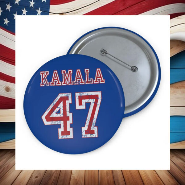 Kamala 47 Pin Kamala Harris 2024 Political Button