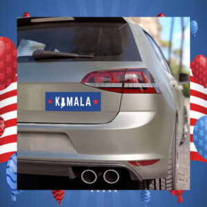 Kamala Cat Lady Car Magnet