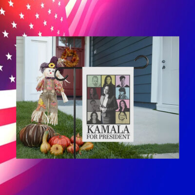 Kamala For President Garden Flag