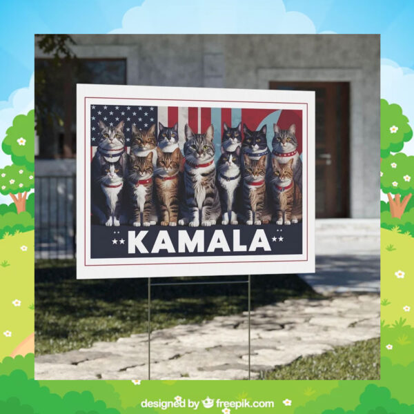 Kamala For President Yard Sign