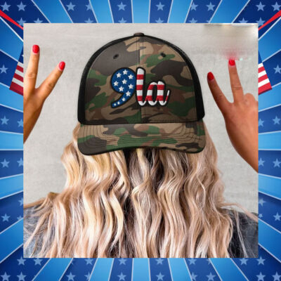 Kamala Harris 2024 Camo Trucker Hat