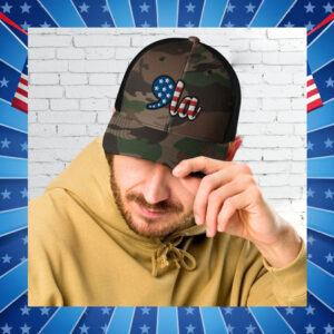 Kamala Harris 2024 Camo Trucker Hat