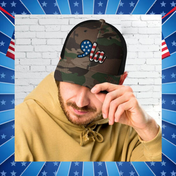 Kamala Harris 2024 Camo Trucker Hat