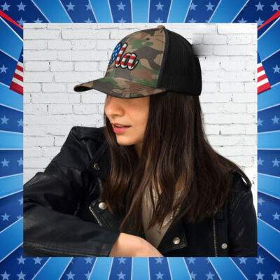 Kamala Harris 2024 Camo Trucker Hat