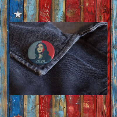 Kamala Harris 2024 Political Pin Button
