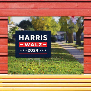 Kamala Harris 2024 President & Tim Walz Vice President Yard Signs