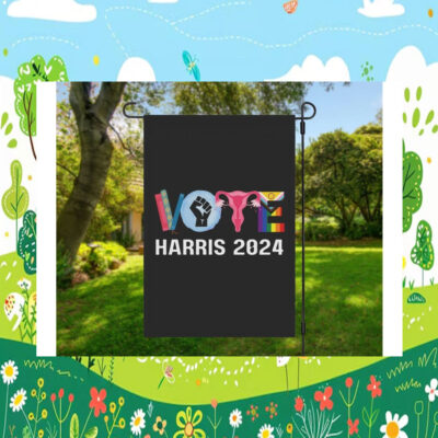 Kamala Harris 2024 Vote Garden Flag