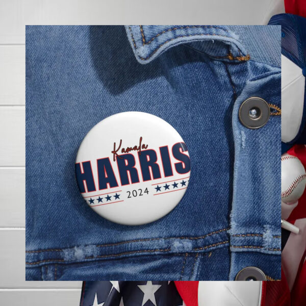 Kamala Harris Blue & Red Button