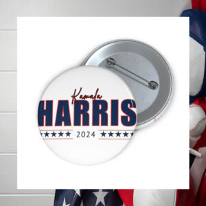 Kamala Harris Blue & Red Button