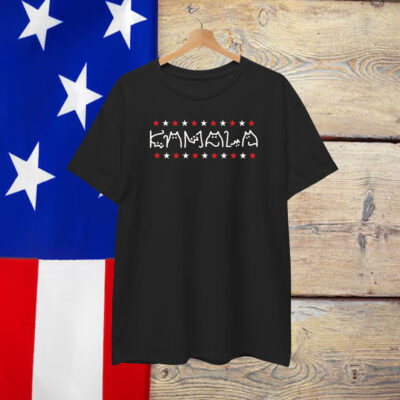 Kamala Harris Cat Lettering Shirt