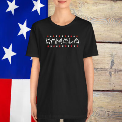 Kamala Harris Cat Lettering Shirt